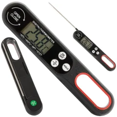 Zložljiv LCD kuhinjski termometer za meso in tekočine do 300°C
