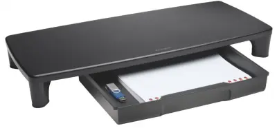 Podstavek za monitor kensington s predalom črn smartfit ™ k55725eu