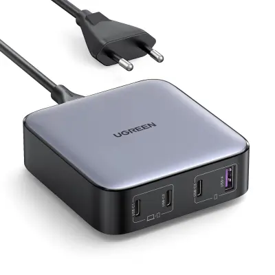 UGREEN Nexode 100W USB C Charger GAN več USB-C 4-port polnilec za prenosnik