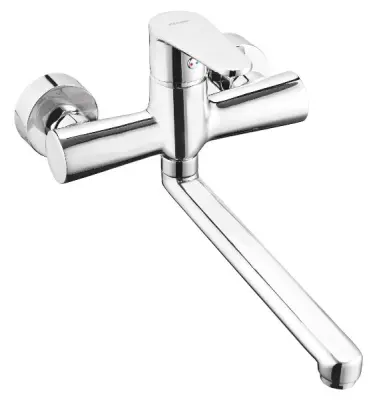 ALGEO armatura za umivalnik / pomivalno korito stenska krom