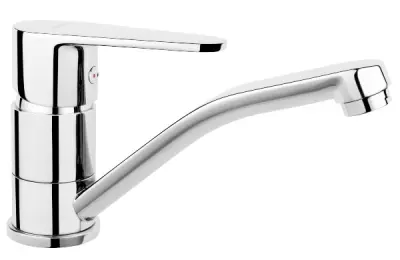 ALGEO armatura za umivalnik nizka z gibljivim izlivom krom