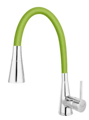 Zumba II armatura za pomivalno korito s fleksibilnim izlivom 2-funkcijska (green) zelena