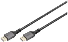Digitus DisplayPort priključni kabel DisplayPort  vtič 3 m črna DB-340201-030-S pozlačeni konektorji DisplayPort kabel