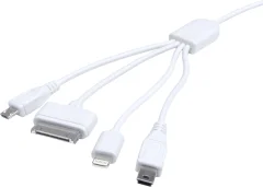 Eufab USB polnilni kabel  USB-A vtič\, Apple Lightning vtič \, Apple 30-polni vtič \, USB-mikro-B vtič\, USB-mini-B vtič 0.37 m   16494