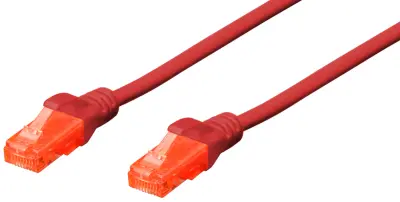 Digitus DK-1617-005-10 RJ45 omrežni kabel\, Patch kabel CAT 6 U/UTP 0.50 m siva  1 kos
