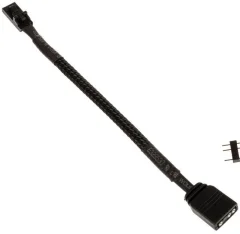 PC ventilator priključni kabel  0.15 m črna Kolink