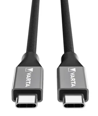 VARTA Speed Charge &amp\, Sync kabel USB-C na USB-C Varta USB kabel  USB-C® vtič 2.00 m   57936101111