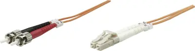 Intellinet 471329 steklena vlakna optična vlakna priključni kabel [1x LC-vtič - 1x ST-vtič] 62,5/125 µ Multimode OM1 3.00 m