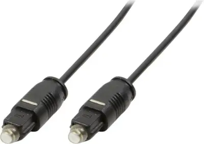 LogiLink Toslink digital audio priključni kabel  0.50 m črna (mat)