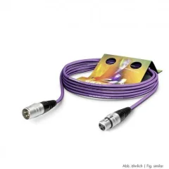 Sommer Cable SGHN-0300-VI XLR priključni kabel [1x XLR vtičnica 3-polna - 1x XLR vtič 3-polni] 3.00 m vijolična
