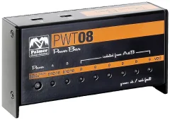 Palmer PWT 08 Univerzalni 9V napajalnik za pedaline 8 izhodov Palmer Musicals Instruments PWT 08 napajalnik