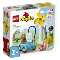LEGO DUPLO 10985 Vetrna turbina in električni avtomobil