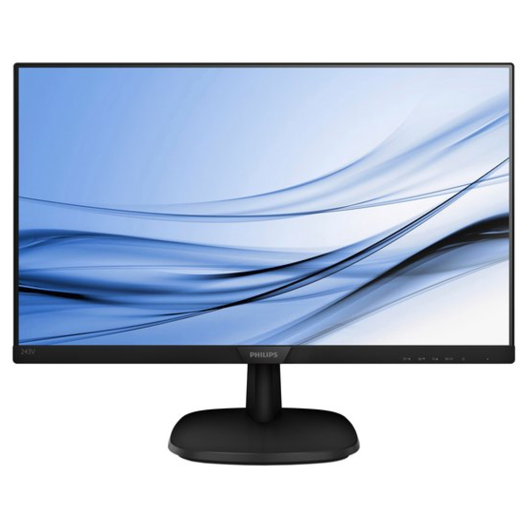 Monitor philips 60,5 cm (23,8") 243v7qsb 1920x1080 ips 5ms vga dvi - tanek okvir komponentko