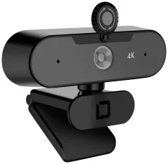 Dicota  Webcam PRO Plus 4K  4K spletna kamera  3840 x 2160 Pixel  nosilec s sponko\, vgrajena pokrivna plošča