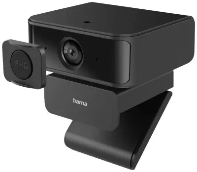Hama C-650 Face Tracking Full HD spletna kamera 1920 x 1080 Pixel nosilec s sponko