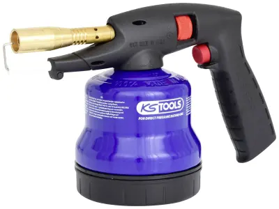 Univerzalna kartušna spajkalna naprava s piezo vžigom\, modra KS Tools 903.5905 plinski gorilnik    1 kos