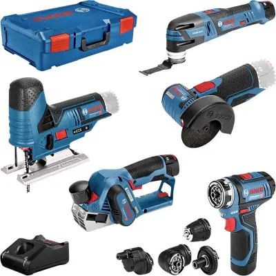 Bosch Professional 5 tool KIT + GBA + GAL + XL-boxx 0615A0017D komplet orodja univerzalna v kovčku 10-delni