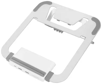 Digitus  stojalo za prenosni računalnik za delovanje več monitor, nastavljiv po višini, funkcija USB vozlišča