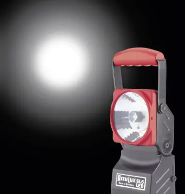 Delovni in zasilni reflektor AccuLux SL6 LED 456541 3 W LED,pilotska LED, 5 mm  5 h črna,