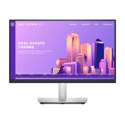 Monitor Dell 54,6 cm (21,5") p2222H 1920x1080 IPS 5ms VGA HDMI DisplayPort 4xUSB3.2 Pivot  sRGB99%
