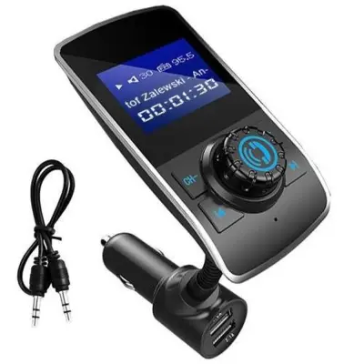 4V1 avto FM oddajnik SD bluetooth 2x USB polnilec – prostoročno telefoniranje