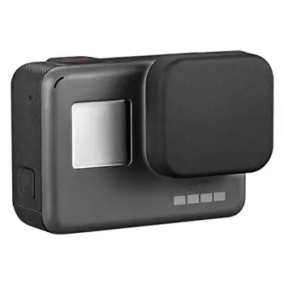 Silikonski ovitek za lečo za GoPro Hero7 Hero6 Hero5 - Črna