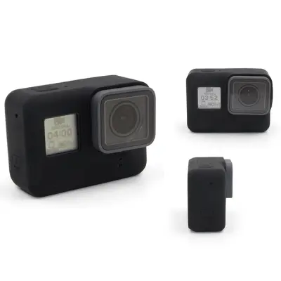 Silikonski ovitek za Hero 5/6/7 Black - Siva