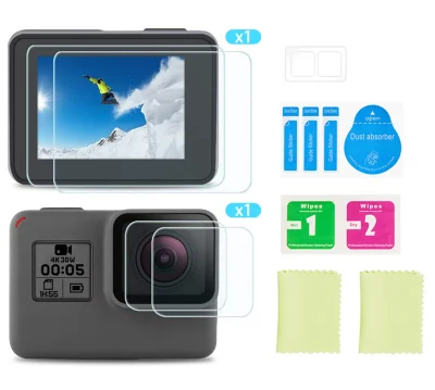 Set zaščitnih stekel H9 za Hero 8 Black