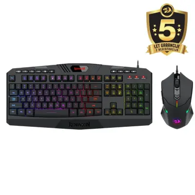 REDRAGON Combo Harpe K503 RGB & M601 2 v 1 kompet tipkovnica in miška