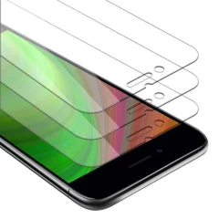 CADORABO iPhone 7 Plus/7s Plus/8 Plus - Zaščitni film v prozornem - 3 -pakenskem kaljenem zaslonu Zaščitno steklo v 9H trdoti s 3D združljivostjo na d