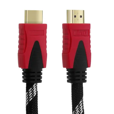 Izjemno odporen visokohitrostni moški-moški video kabel HDMI, 15 metrov LinQ - crn