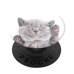 PopGrip Cute Cat Design PopSockets, držalo in nosilec za video za pametni telefon