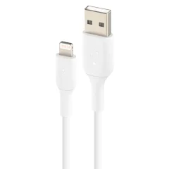 USB za iPhone / iPad Lightning MFi kabel, polnjenje in sinhronizacija, Belkin 2m - bel