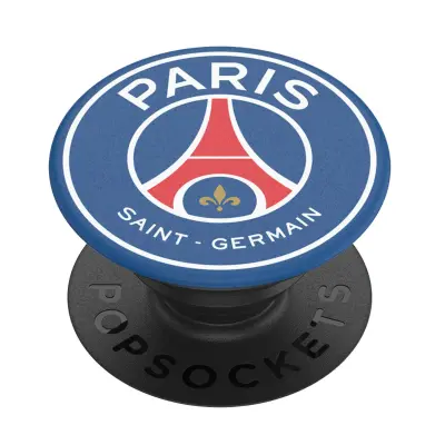 PopGrip za pametni telefon z modro-belim dizajnom PSG podjetja PopSockets.