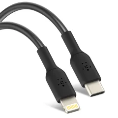 USB-C za iPhone / iPad Lightning MFi 18W napajalni kabel 1m, Belkin - crn
