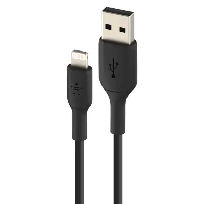 USB za iPhone / iPad Lightning MFi kabel, polnjenje in sinhronizacija, Belkin 1m - crn