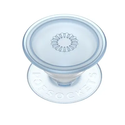 PopGrip Transparent Blue PopSockets, Hold in video podpora za pametni telefon
