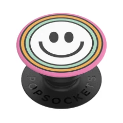 PopGrip Design Happy Smile Multicolor PopSockets, držalo in držalo za video za pametni telefon