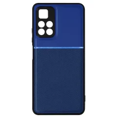 Ovitek za Xiaomi Poco M4 Pro 5G in Redmi Note 11S 5G, trda hrbtna stran z mehkim robom Forcell Noble - modra