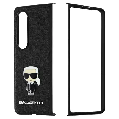Samsung Galaxy Z Fold 4 Case Hybrid Graphic 3D Karl Lagerfeld Saffiano Ikonik