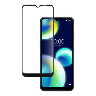 Wiko, Zaš?itna folija za zaslon za Wiko View 4 Lite s ?rno konturo, Prozorno