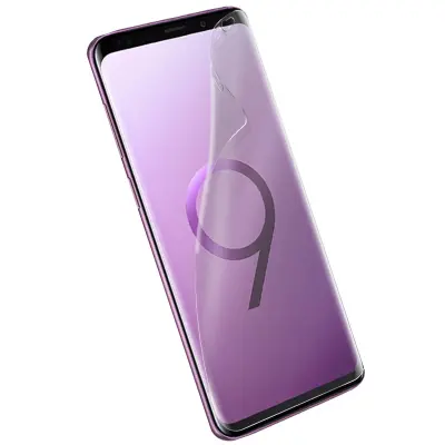 Galaxy S9 Ukrivljena zaščita zaslona Latex Ultra-tanka Forcell Transparent