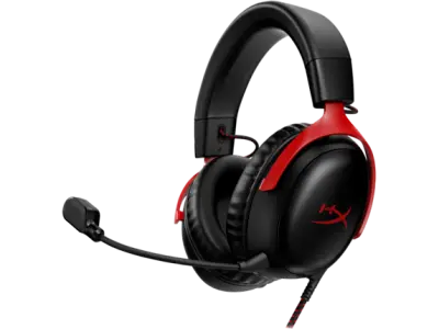 HYPERX Cloud III črno - rdeče slušalke