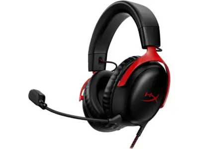 HYPERX Cloud III črno - rdeče slušalke