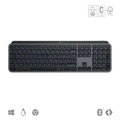 LOGITECH MX Keys S, grafit tipkovnica