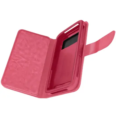 Univerzalna torbica za pametni telefon, s 6 režami za kartice, velikost: XL – Fuchsia