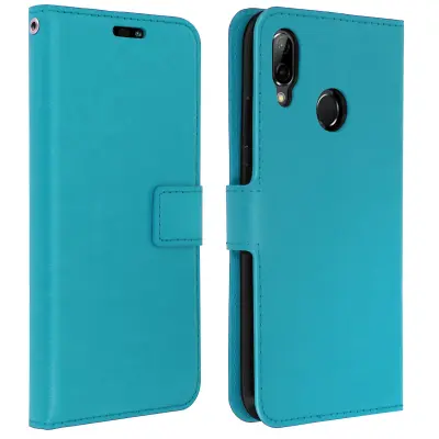 Preklopna torbica Vintage Series za Huawei P20 Lite – svetlo modra