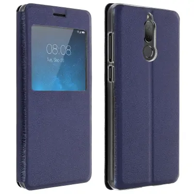 Ultra tanek etui Clear View za Huawei Mate 10 Lite - mornarsko moder