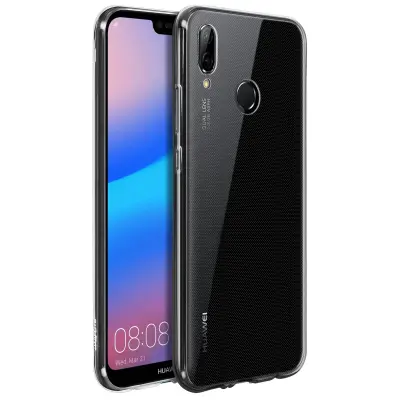 Etui za Huawei P20 Lite silikonski gel Fleksibilen ultra tanek 0,3 mm prozoren