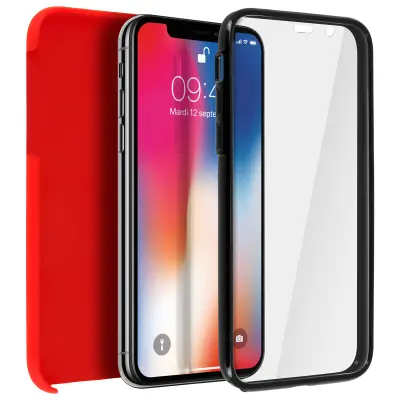 360° ovitek za iPhone X / XS upogljiva sprednja stran